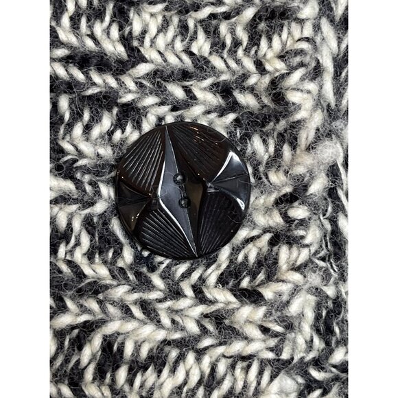 Anthropologie Moth Cable Knit Sleeveless Cowl Neck Sweater‎ Vest Marled Gray S - Picture 4 of 8